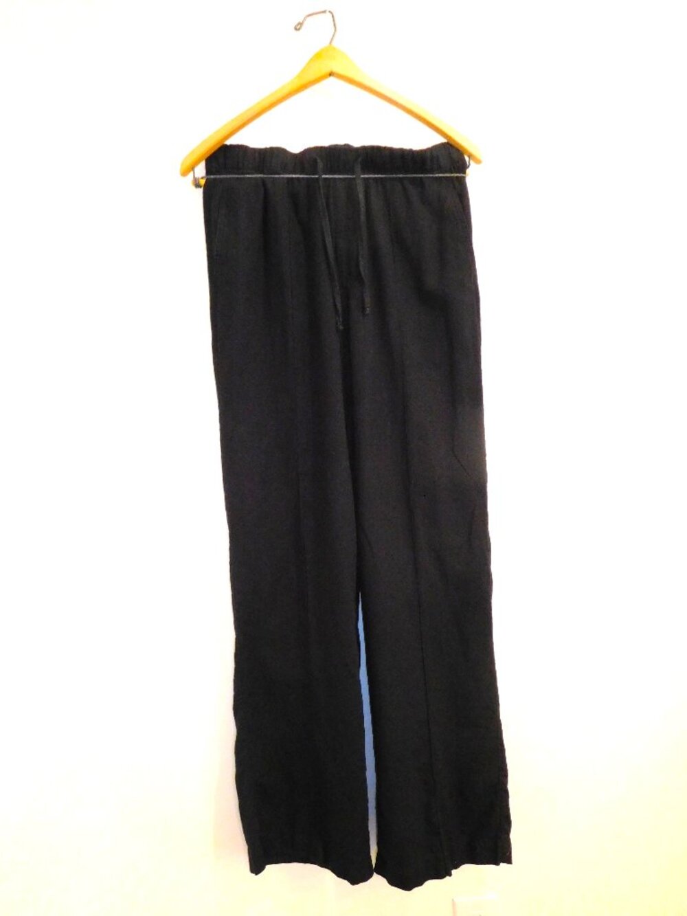 Relaxed Drawstring Linen Pants - Picture 2 of 6